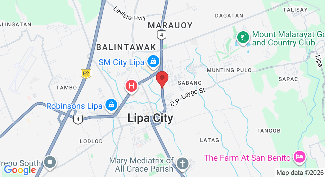 Gen. Luna St, Lipa, Batangas, Philippines
