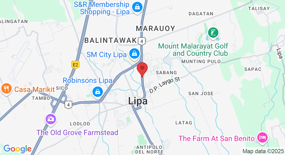 Gen. Luna St, Lipa, Batangas, Philippines