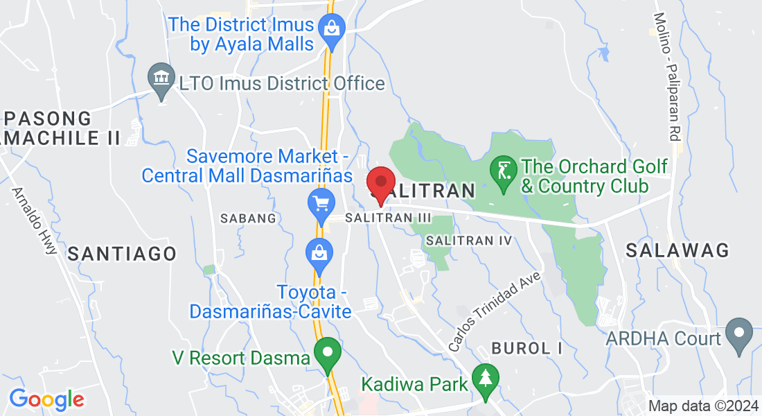 PH03 BLK01 LOT07, Summerwind Village 3, Salitran, Dasmariñas, 4114 Cavite, Philippines
