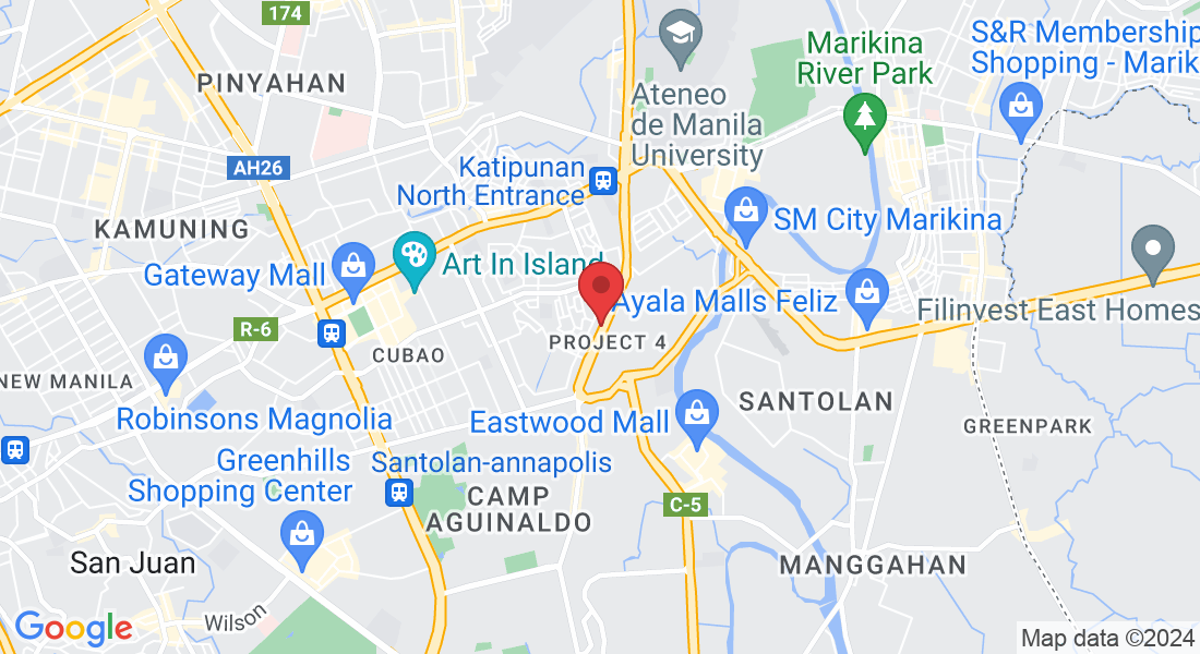 219 Katipunan Ave, Project 4, Quezon City, 1800 Metro Manila, Philippines