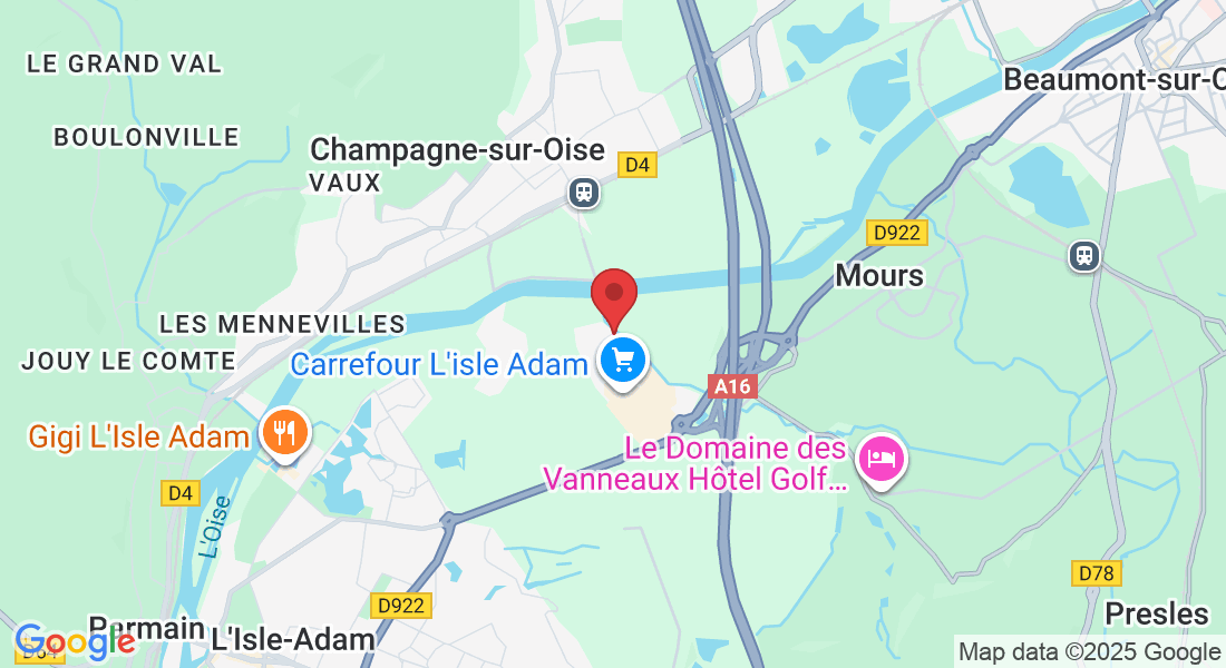 2 Bd d'Arcole, 95290 L'Isle-Adam, France
