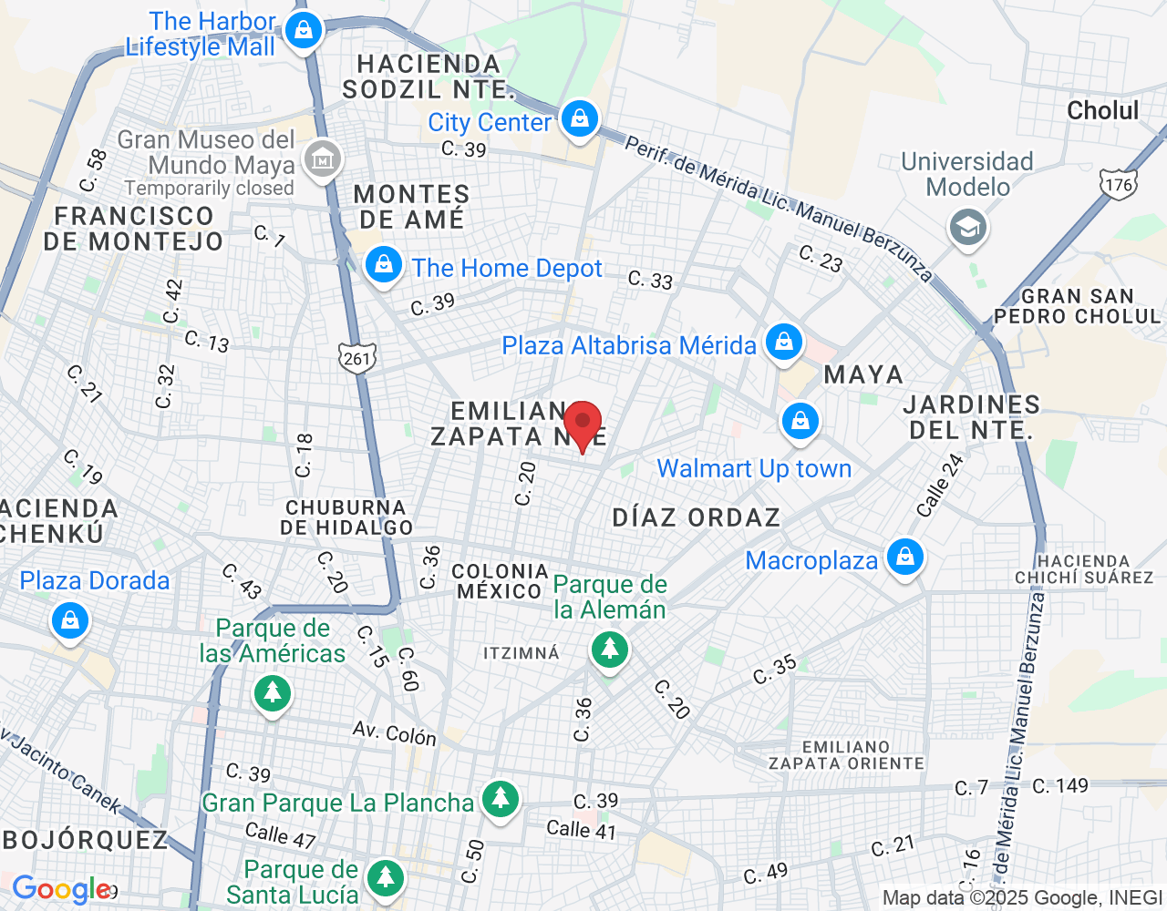 C. 3 197 B, México Nte., 97128 Mérida, Yuc., Mexico
