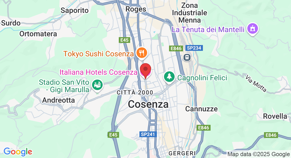 Via Panebianco, 452, 87100 Cosenza CS, Italia