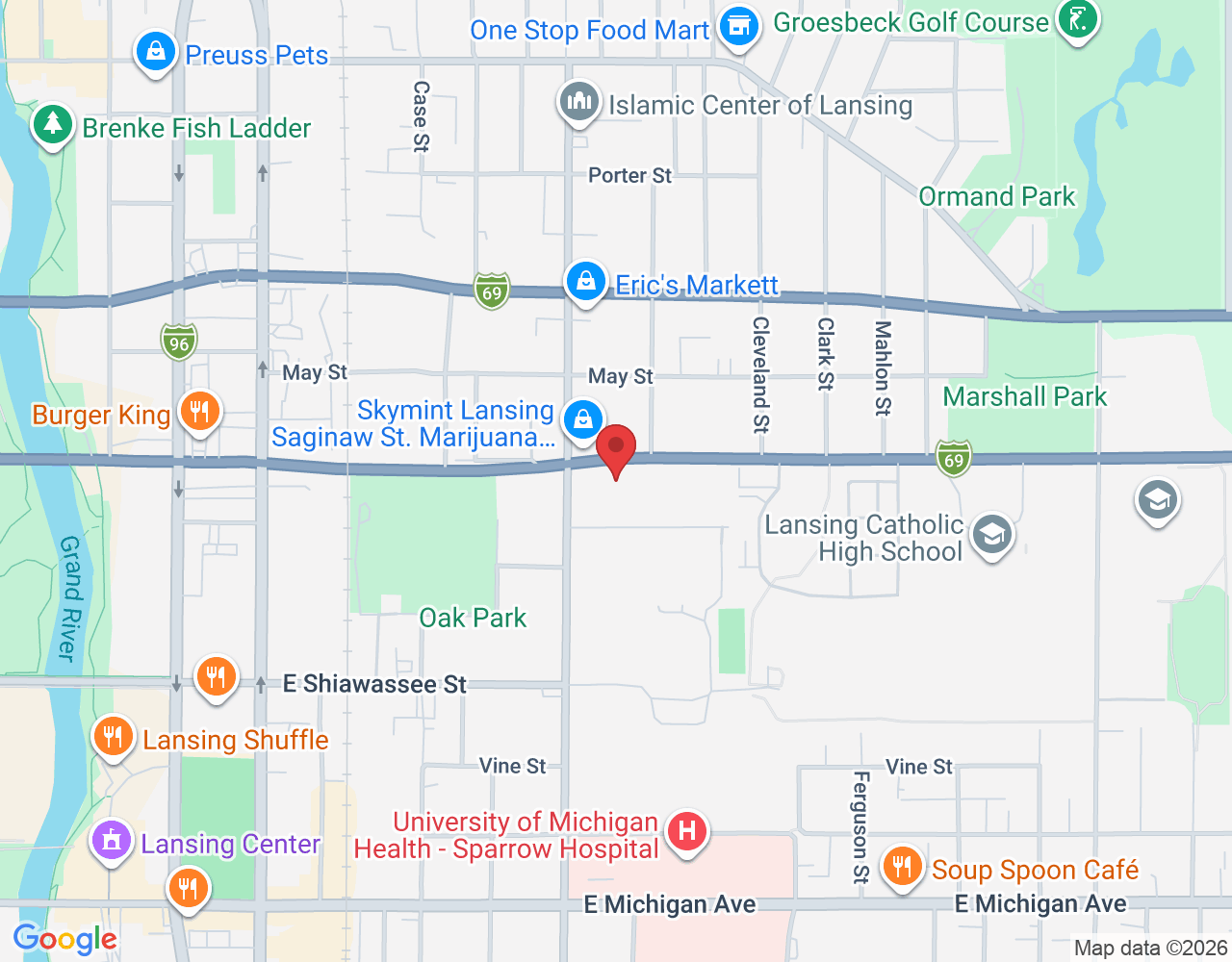 1020 E Saginaw St, Lansing, MI 48906, USA