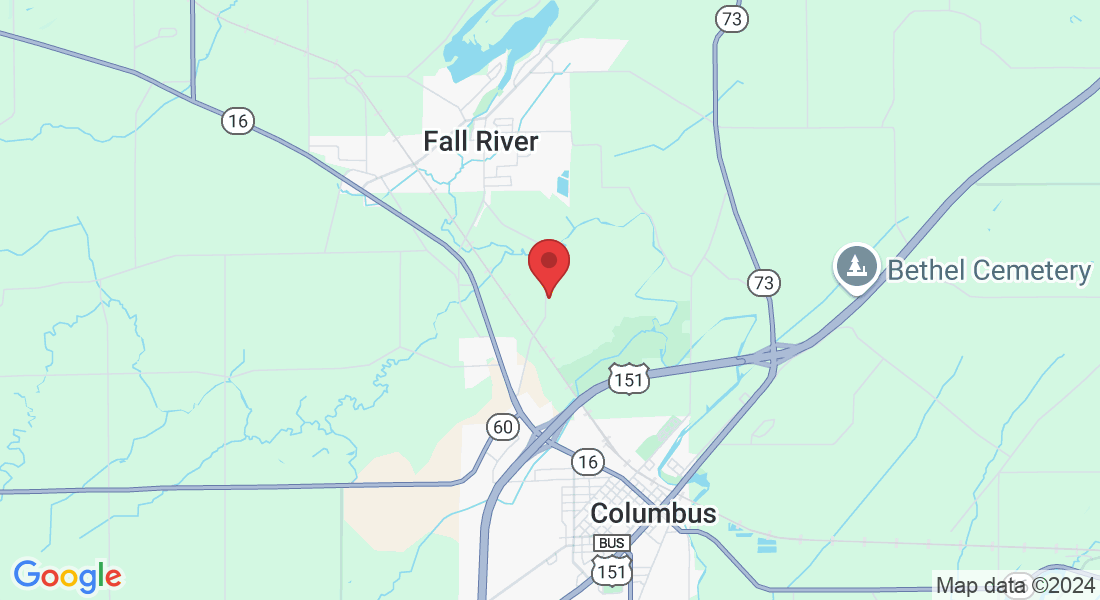 N2320 Fall River-Columbus Rd, Columbus, WI 53925, USA