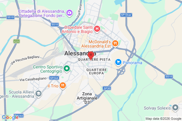 Via Galileo Galilei, 22, 15121 Alessandria AL, Italia