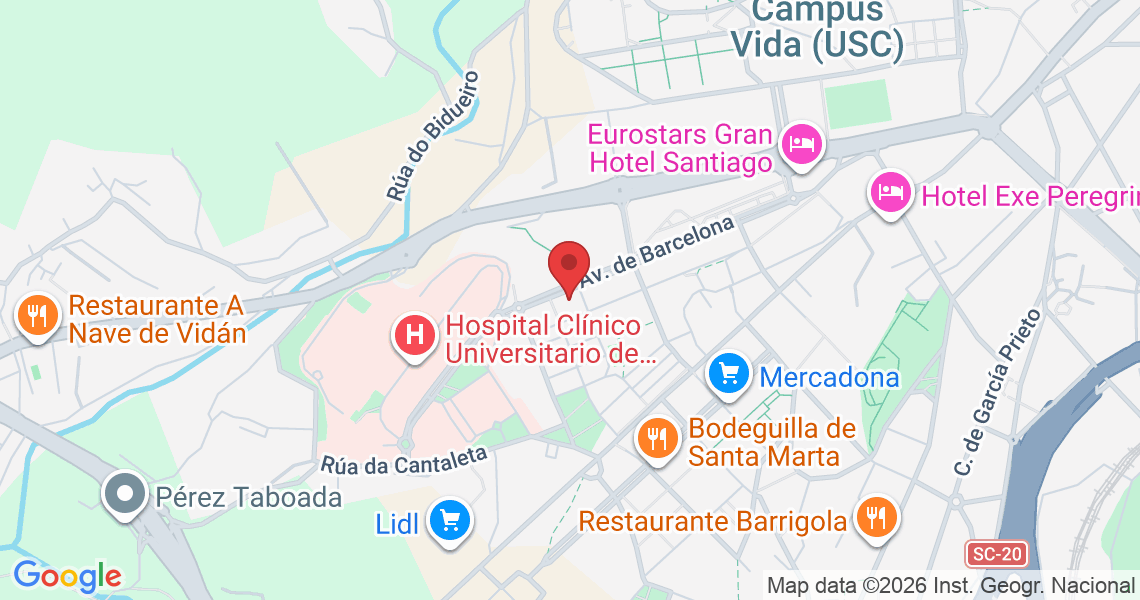 Av. de Barcelona, 33, A, 15706 Santiago de Compostela, La Coruña, España