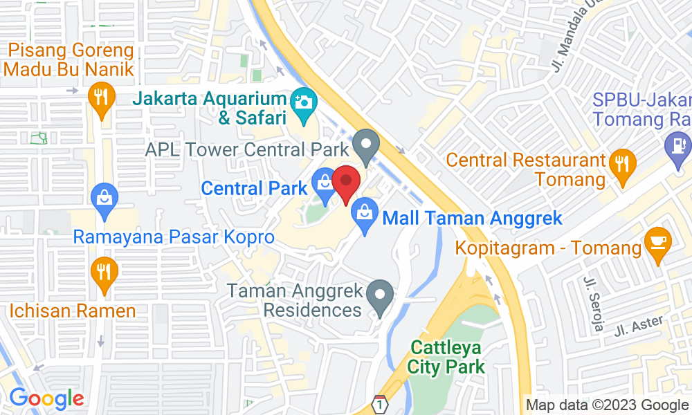 Central Park Mall, Level LG, Unit L109-114, Jl. Letjen S. Parman, Tj. Duren Sel., Kec. Grogol petamburan, Kota Jakarta Barat, Daerah Khusus Ibukota Jakarta 11470, Indonesia