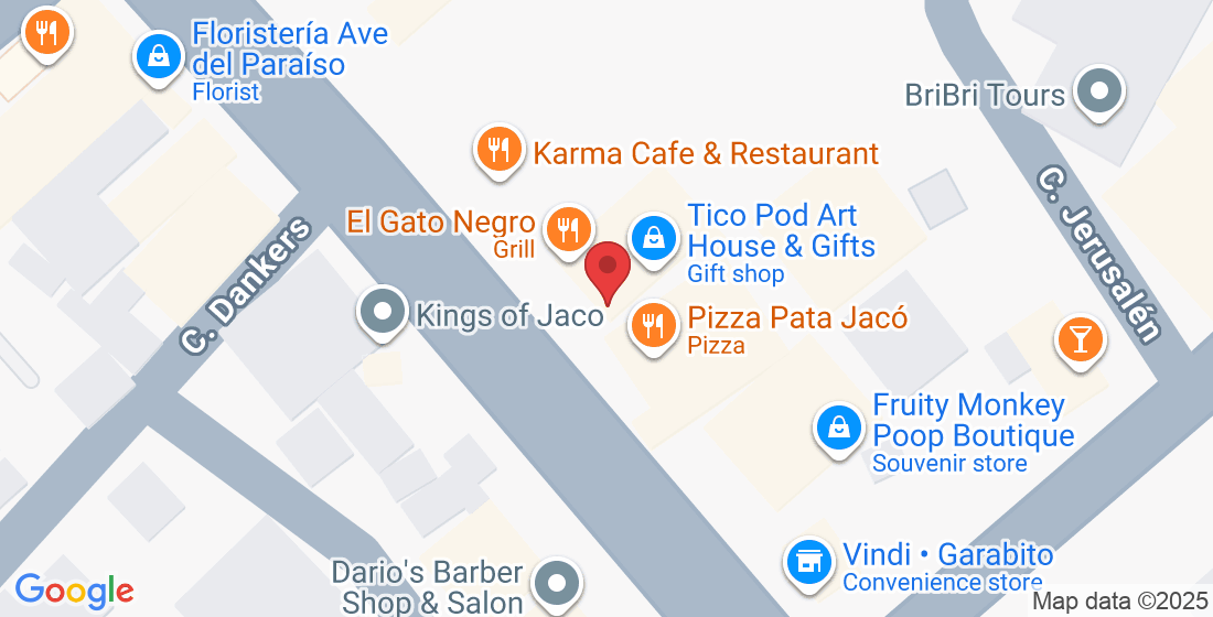 100 metros norte del banco nacional de costa rica en jaco 50 metros norte de la heladeria pops en jaco Plaza costa brava, segundo piso, local numero 9, Provincia de Puntarenas, Garabito, 61101, Costa Rica