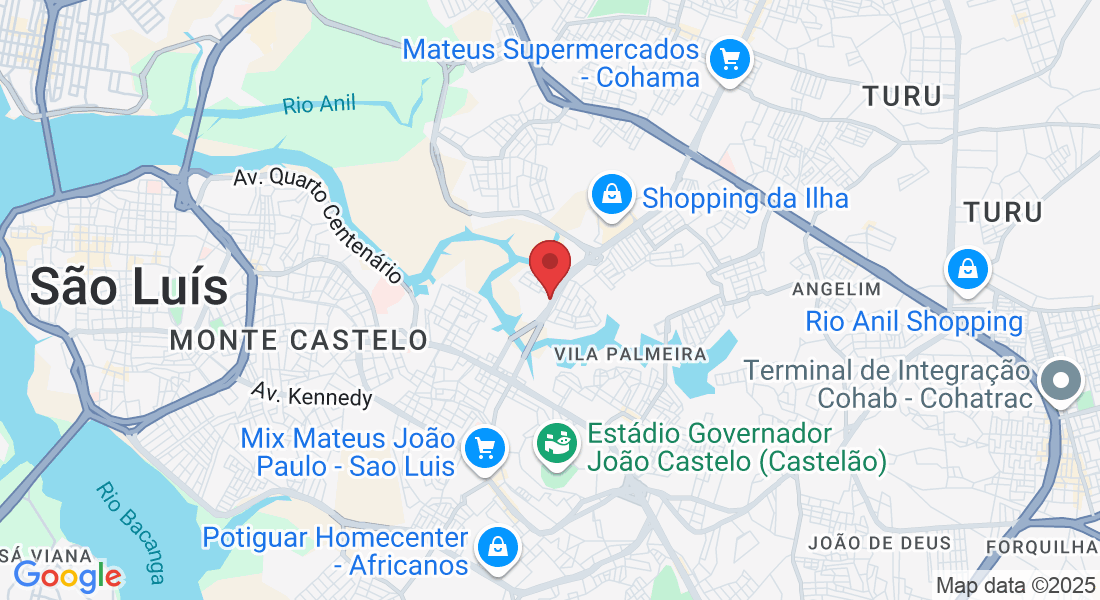 Av. Daniel de La Touche, 987 - Cohama, São Luís - MA, 65074-115, Brasil