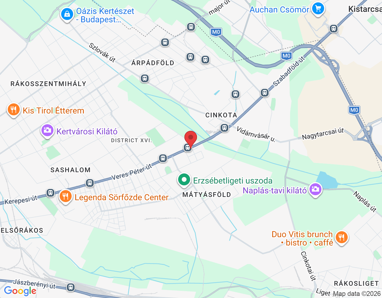 Budapest, Veres Péter út 187, 1165 Hungary