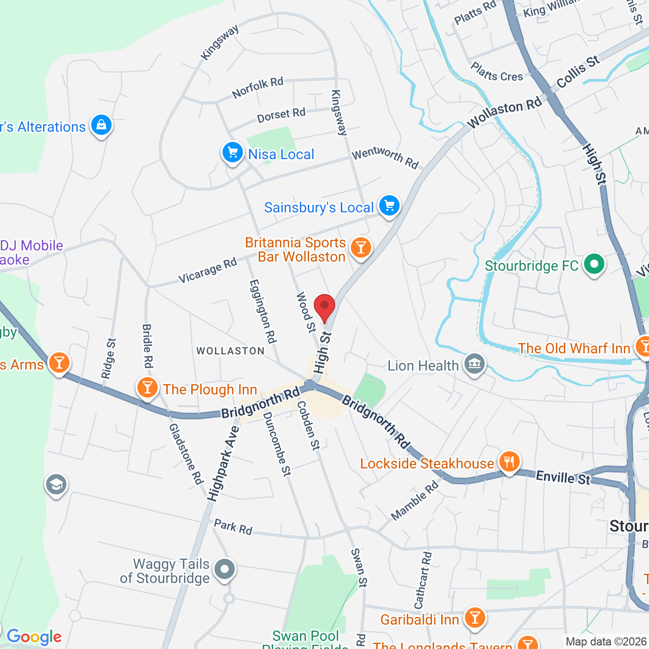 27 High St, Wollaston, Stourbridge DY8 4NJ, UK