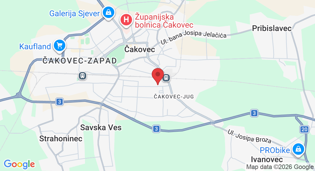 Ul. dr. Vladka Mačeka 35, 40000, Čakovec, Croatia