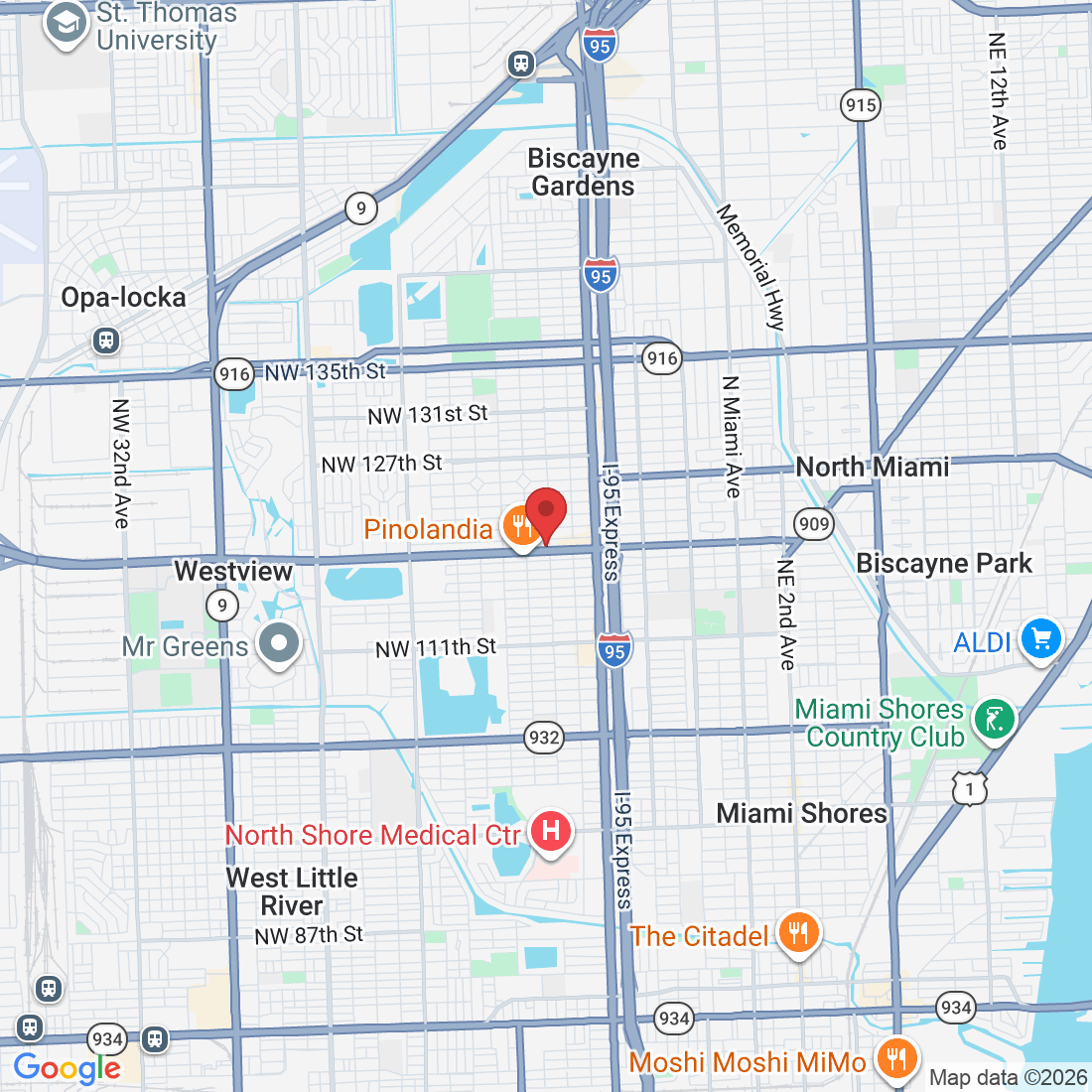 1005 NW 119th St, Miami, FL 33168, USA