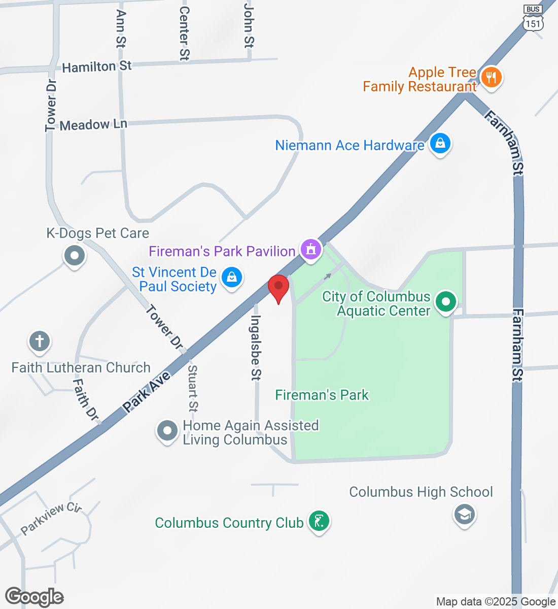 1137 Park Ave, Columbus, WI 53925, USA