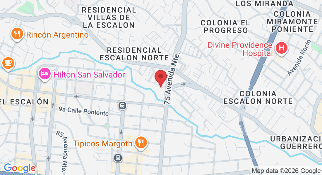 75 Av Norte Y, Antigua Calle El Carmen, San Salvador, El Salvador