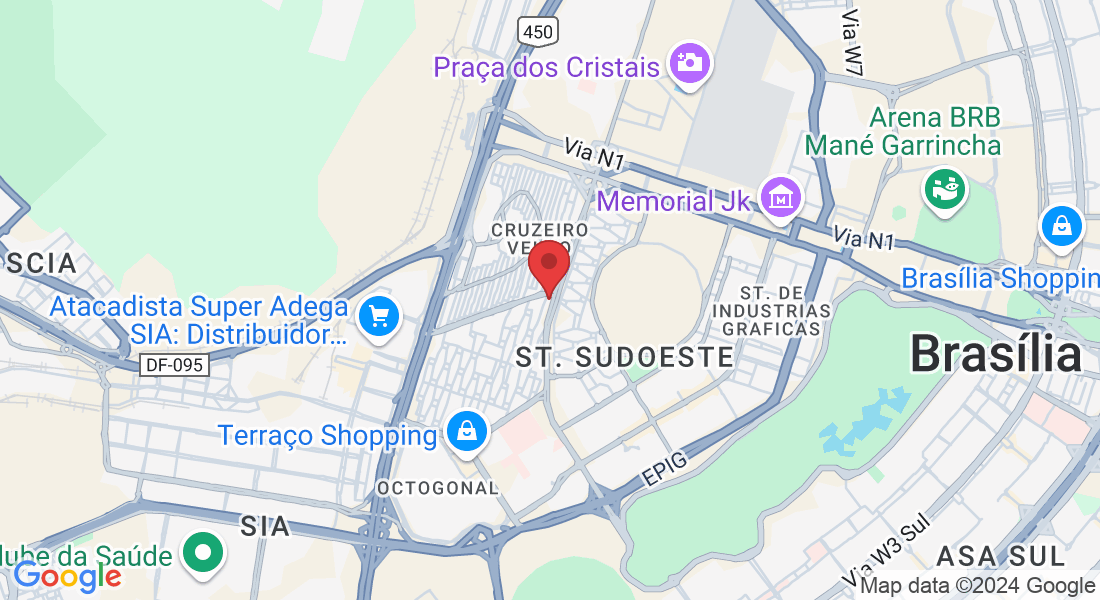 SHCES Qd 1409 - Cruzeiro Novo, Brasília - DF, 70655-020, Brasil