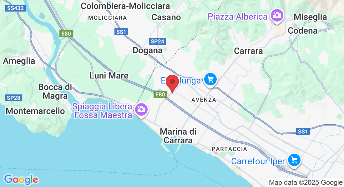 Viale Galileo Galilei, 40, 54033 Carrara MS, Italia