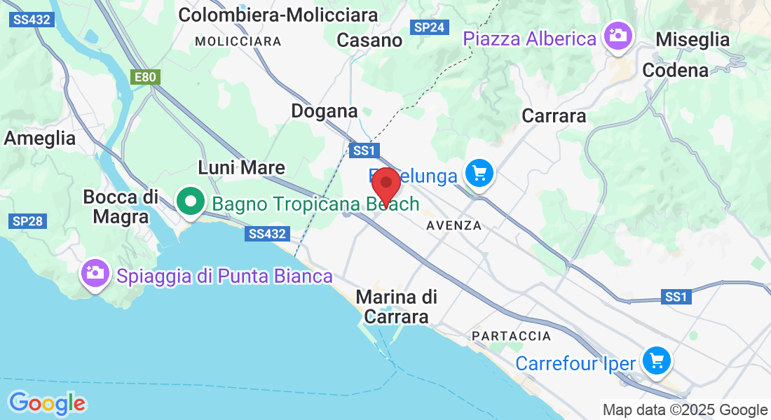 Viale Galileo Galilei, 40, 54033 Carrara MS, Italia