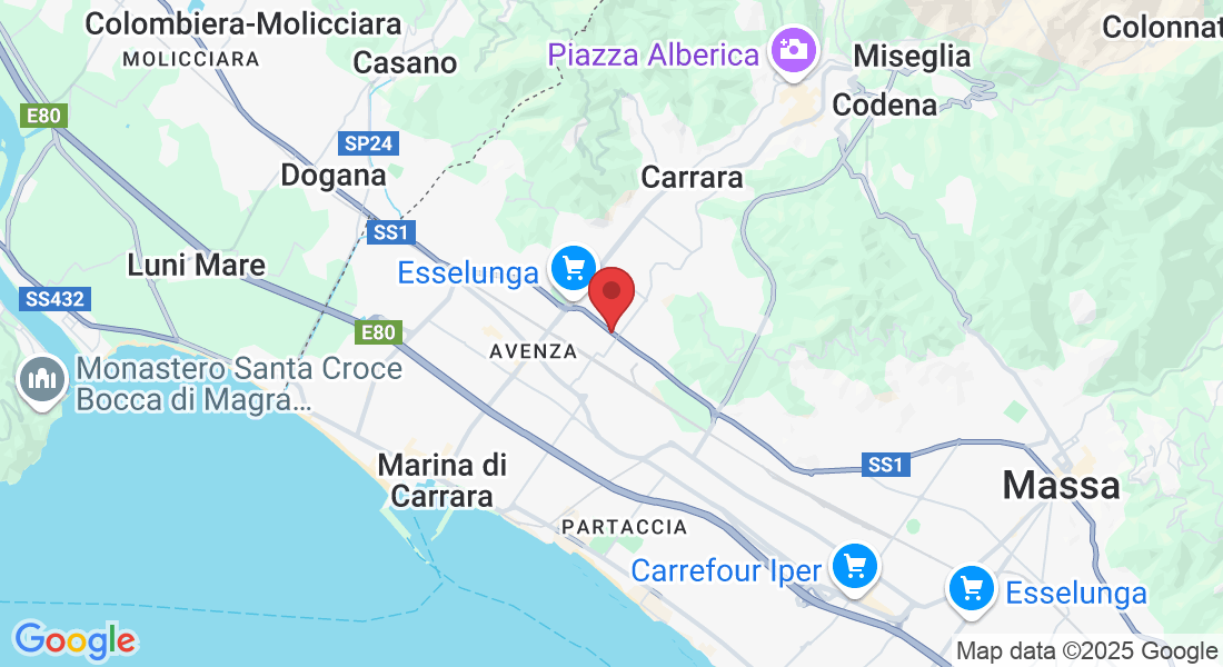 SS 1, 32B, 54033 Carrara MS, Italia