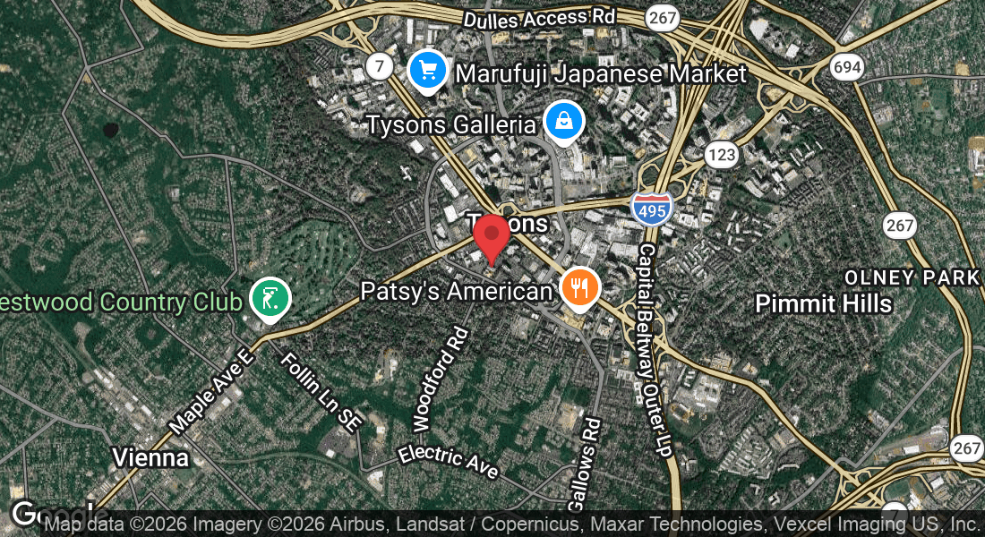 8245 Boone Blvd #210, Tysons, VA 22182, USA