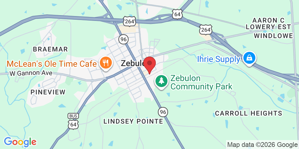 140 E Vance St, Zebulon, NC 27597, USA