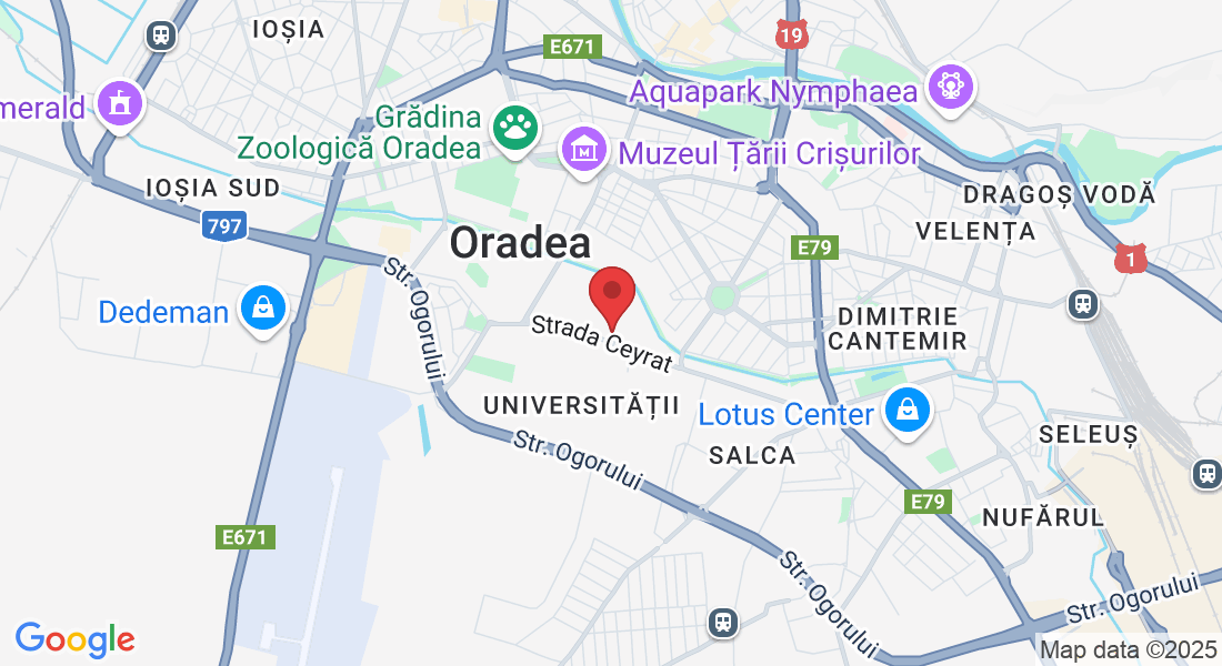 bloc 1B, Strada Aleea Trandafirilor 2 A, Oradea 410087, Romania