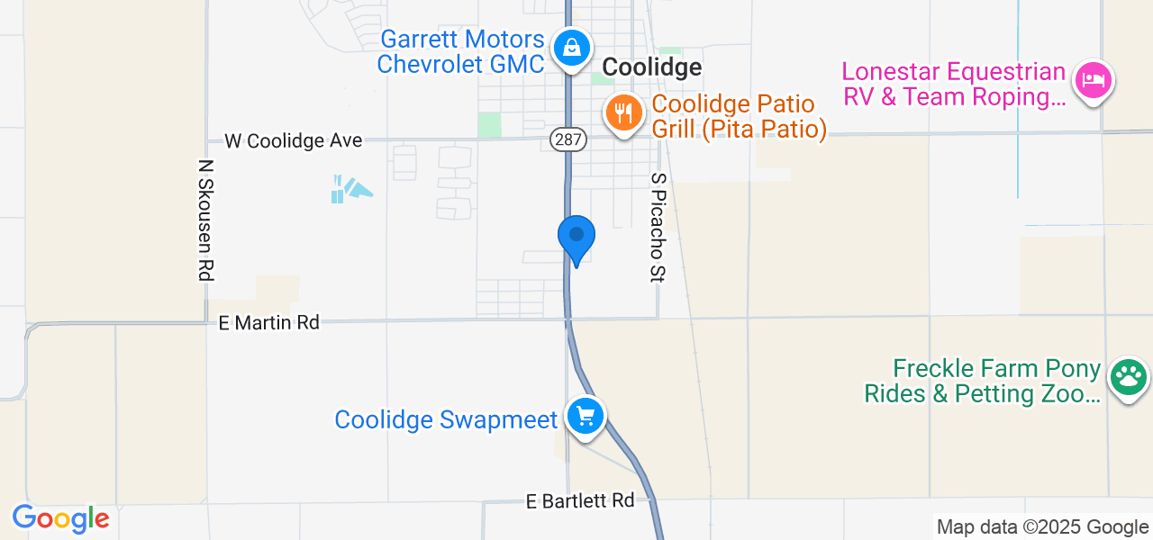 1725 S Arizona Blvd, Coolidge, AZ 85128, USA