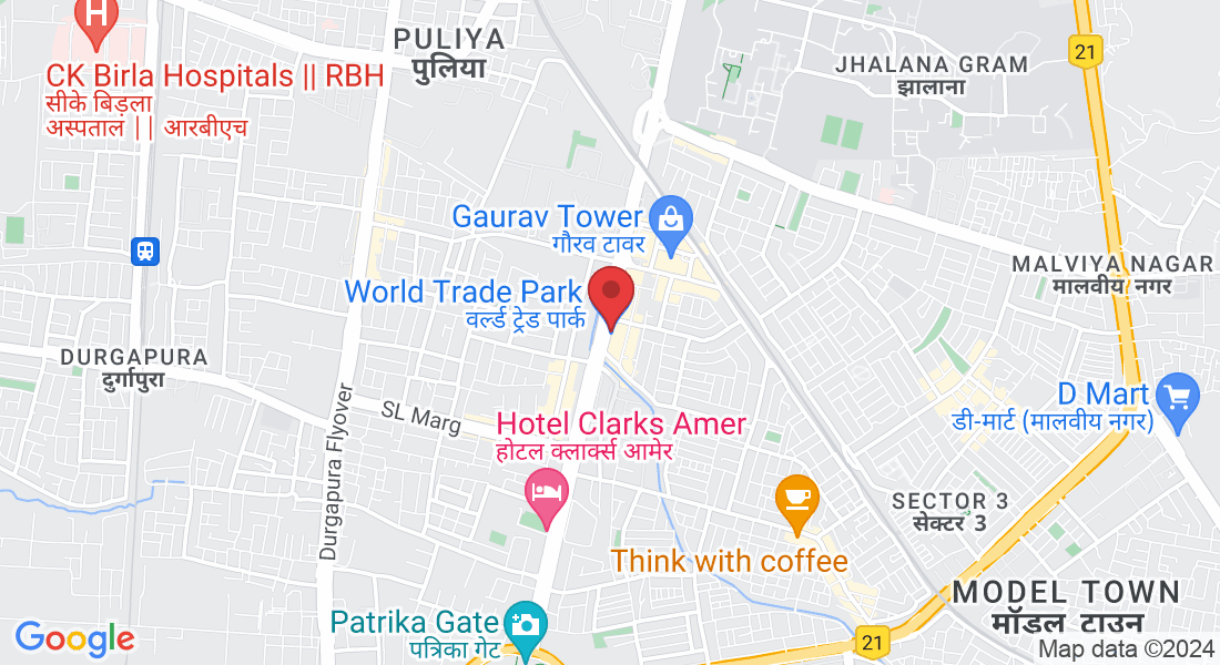 Jawahar Lal Nehru Marg, D-Block, Malviya Nagar, Jaipur, Rajasthan 302017, India