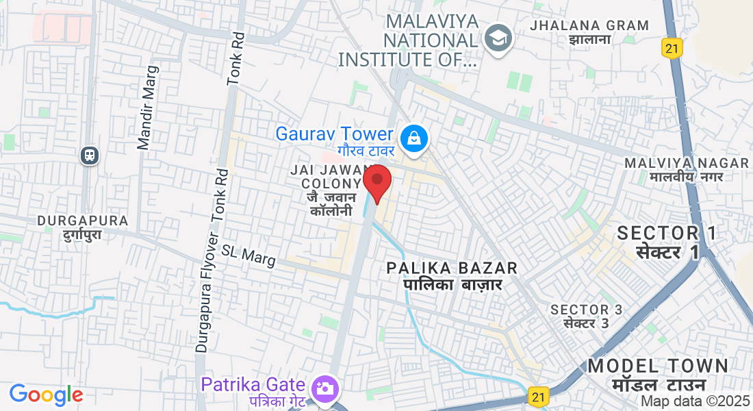 Jawahar Lal Nehru Marg, D-Block, Malviya Nagar, Jaipur, Rajasthan 302017, India