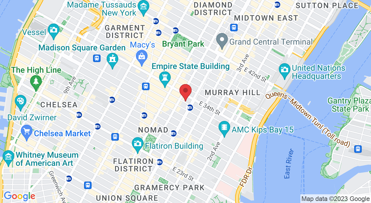 33 E 33rd St, New York, NY 10016, USA