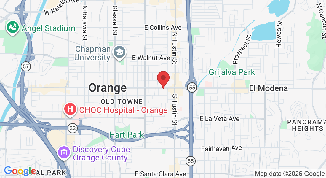 1342 E Chapman Ave, Orange, CA 92866, USA