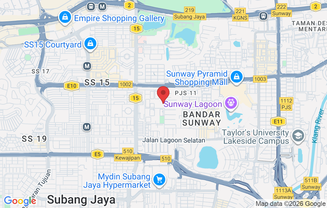G5, The Grand Subang SS13, Jalan SS 13/3, Ss 13, 47500 Subang Jaya, Selangor, Malaysia