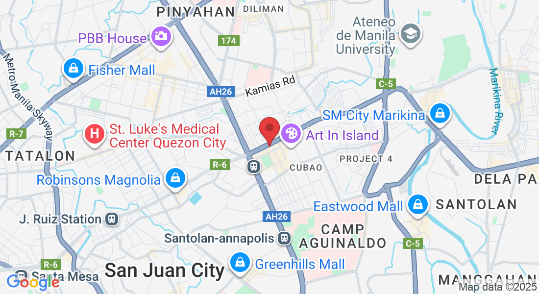 2 General Malvar Ave, Cubao, Quezon City, 1109 Metro Manila, Philippines