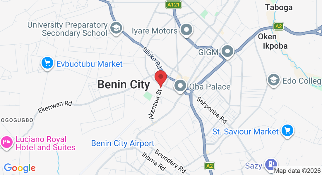 7 Akenzua Rd, Ogogugbo, Benin City 300102, Edo, Nigeria