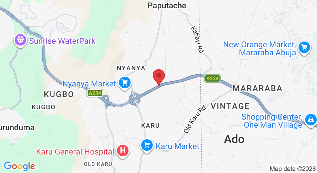 Abacha Rd, Karu, New Karu, Federal Capital Territory, Nigeria