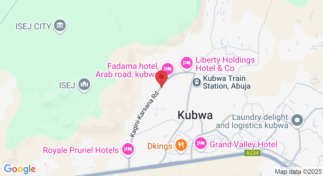 10 Arab Rd, Kubwa, 901101, Federal Capital Territory, Nigeria