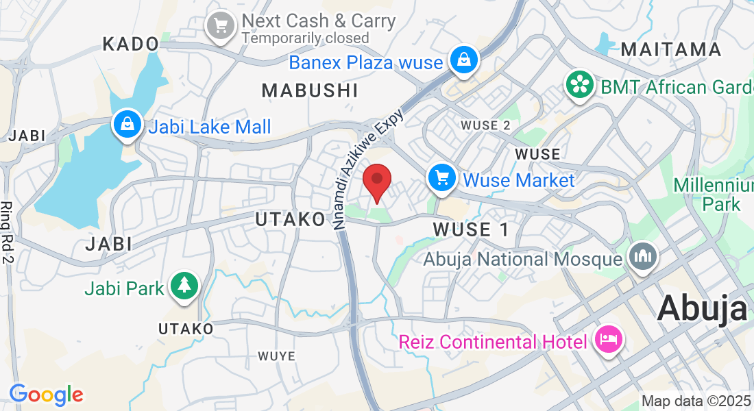 zone 6, 8 Bouake St, Wuse, Abuja 904101, Federal Capital Territory, Nigeria