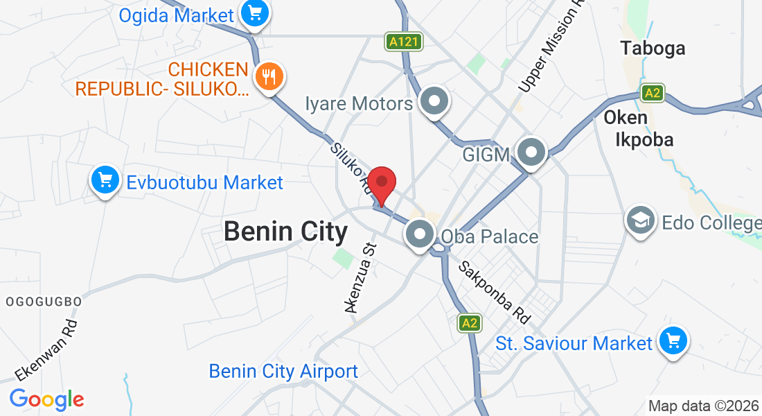 1 Siluko Rd, Use, Benin City 300102, Edo, Nigeria