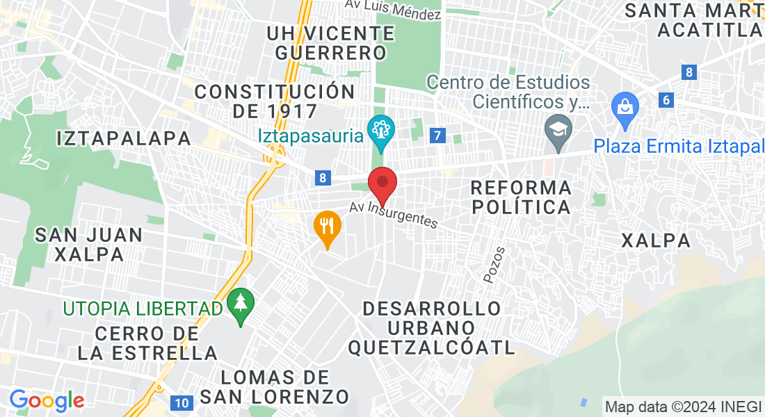 Ignacio Manuel Altamirano 66, Las Peñas, Sta Cruz Meyehualco, Iztapalapa, 09700 Ciudad de México, CDMX, México