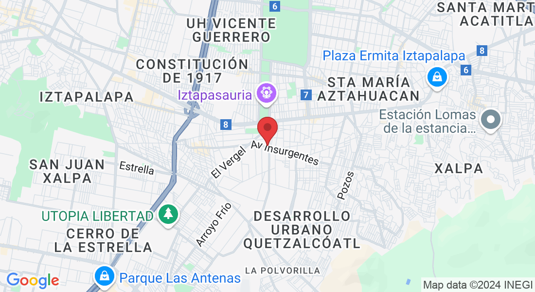 Ignacio Manuel Altamirano 66, Las Peñas, Sta Cruz Meyehualco, Iztapalapa, 09700 Ciudad de México, CDMX, México