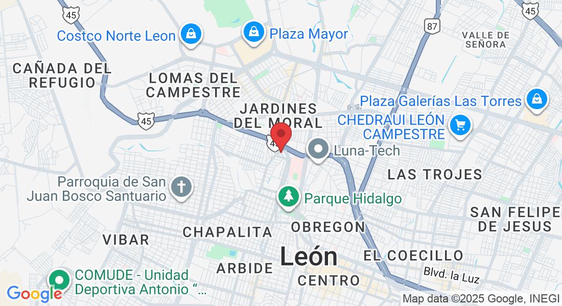 Antonio Segoviano 204, Los Paraisos, 37328 León de los Aldama, Gto., México