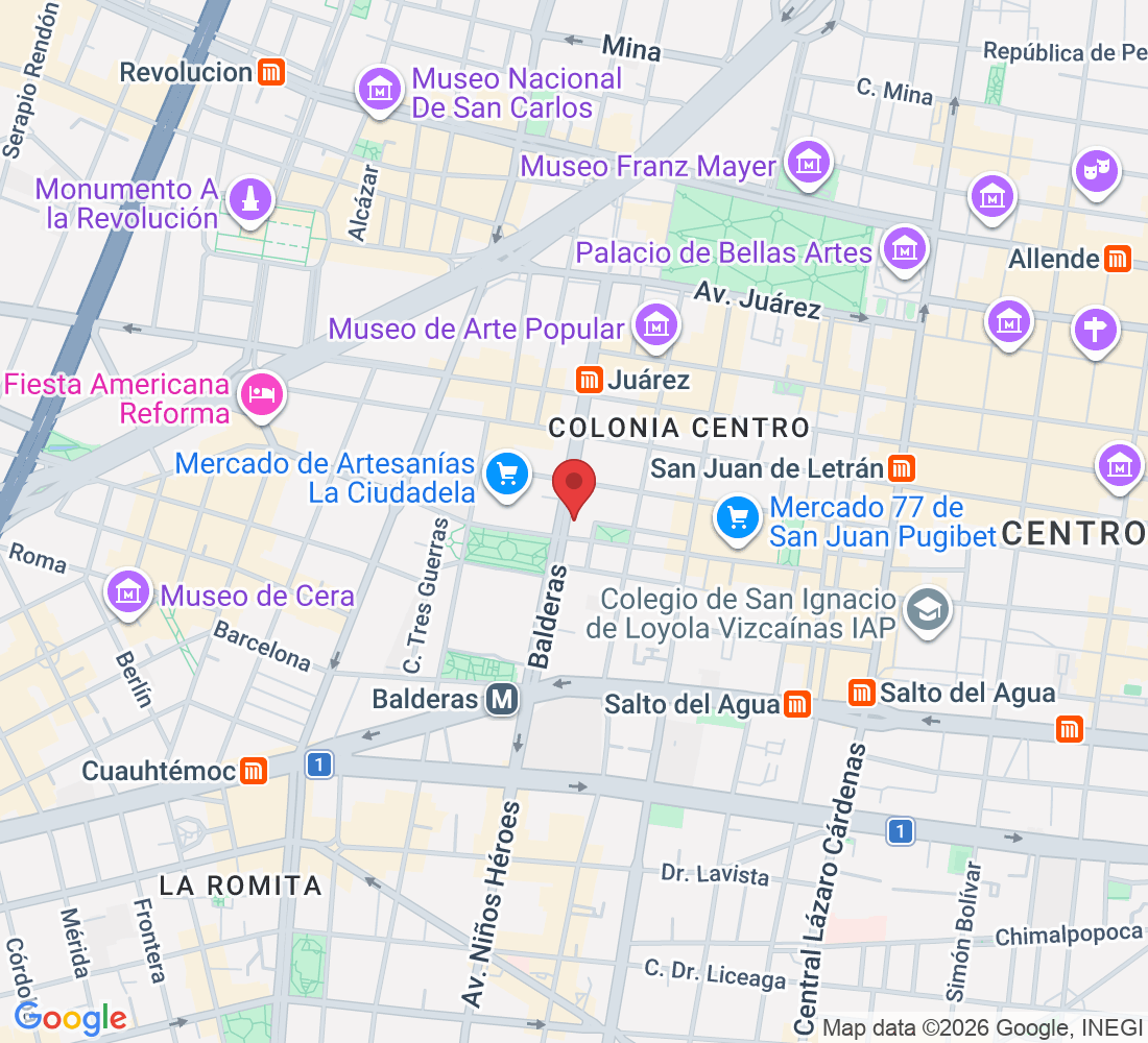 Balderas 96, Colonia Centro, Centro, Cuauhtémoc, 06070 Ciudad de México, CDMX, México