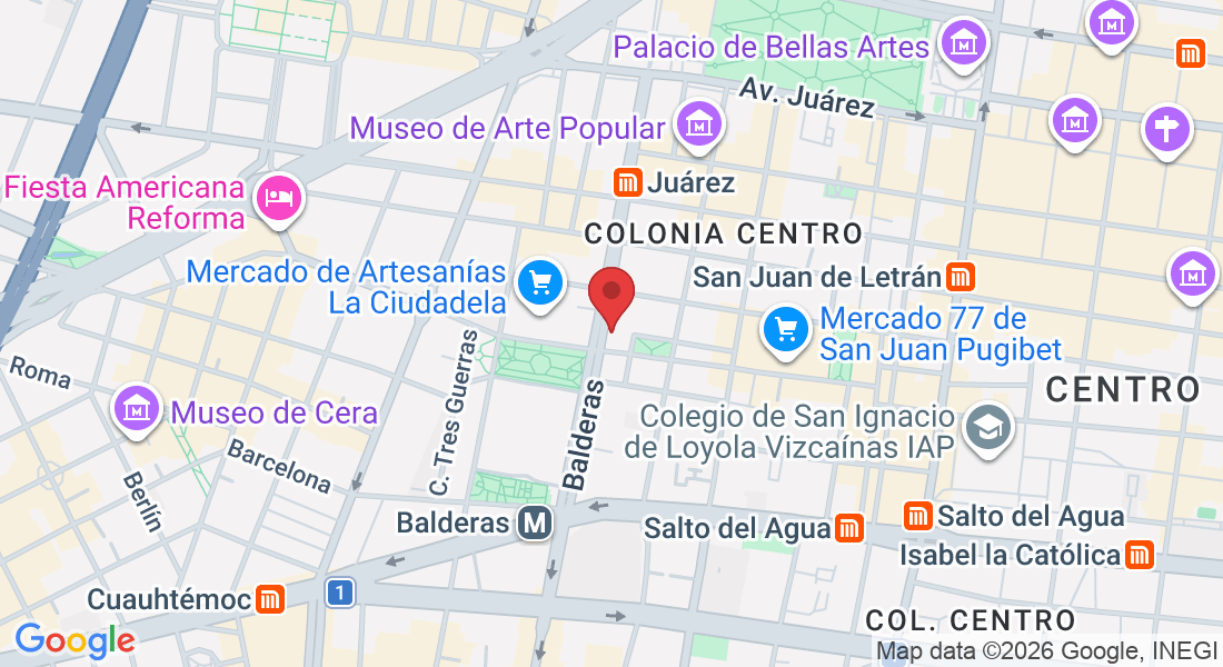 Balderas 96, Colonia Centro, Centro, Cuauhtémoc, 06070 Ciudad de México, CDMX, México