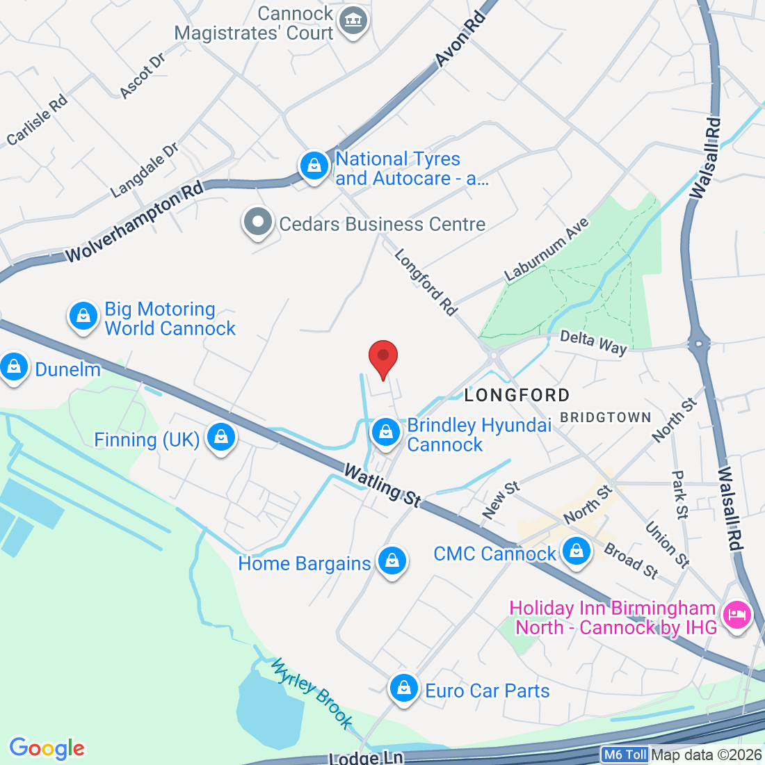 Unit 1B, Fairway, Cannock WS11 0DJ, UK