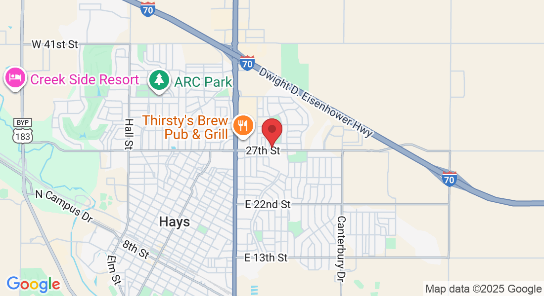1501 E 27th St, Hays, KS 67601, USA