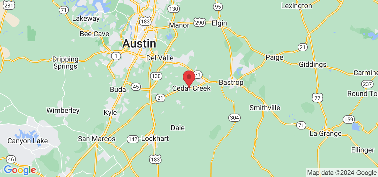 1330 TX-21, Cedar Creek, TX 78612, EE. UU.