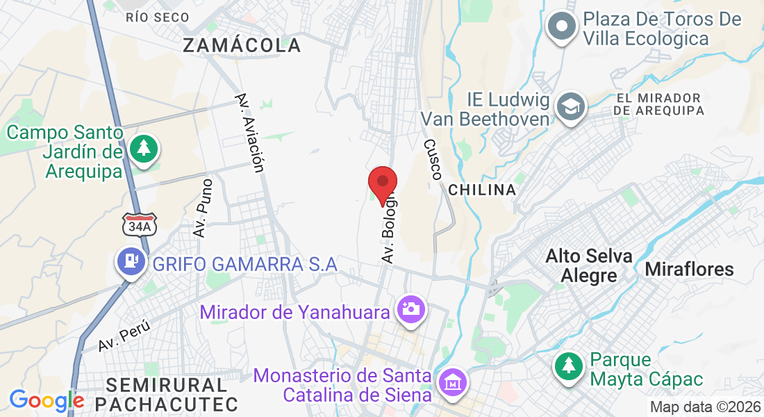 Urb San Antonio, Cayma 04017, Perú