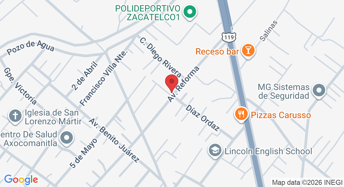 Av. Reforma, Tlatlacola, 90750 San Lorenzo Axocomanitla, Tlax., México