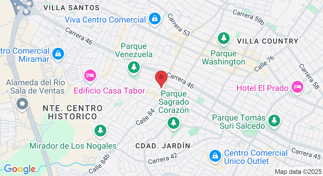 Edificio El Cacique, Cra. 43b #84 - 80 Oficina 001, Nte. Centro Historico, Barranquilla, Atlántico, Colombia